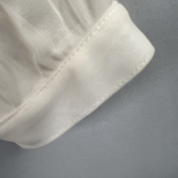 Maurices Lace Top Womens XL Sheer Ivory Fairy Blouse Boho Feminine Romantic - Picture 2 of 13